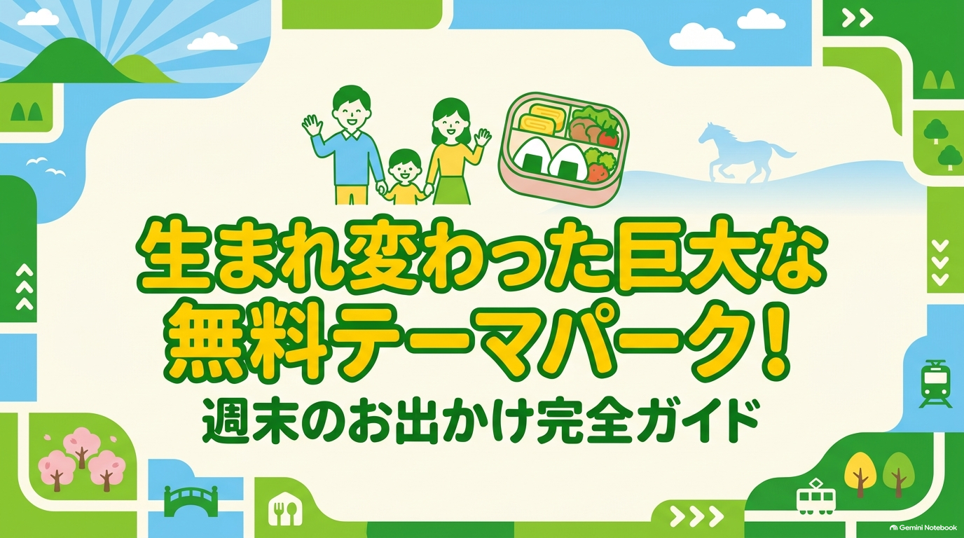 生まれ変わった巨大な無料テーマパークである京都競馬場パークウインズの週末お出かけ完全ガイド 。